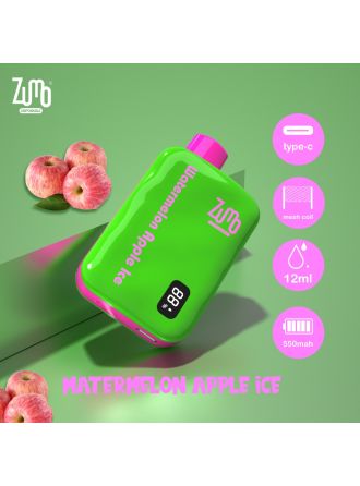 zumo 6000 Puffs Disposable Device watermelon apple ice