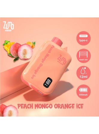 zumo 6000 Puffs Disposable Device peach-mango-orange-ice