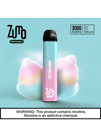 Zumo 3000 Puffs Disposable Device 7ml Cotton Candy