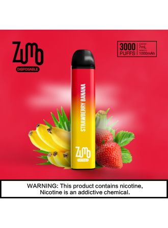 Zumo 3000 Puffs Disposable Device 7ml Strawberry Banana