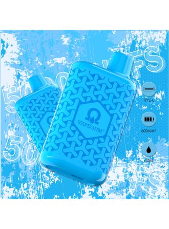 zumo 5000 Puffs Disposable Device Vapeohm-blue-razz-ice