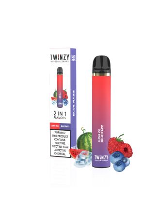 Twinzy 3000 Puffs Disposable Device 6ml Lush Ice | Blue Razz