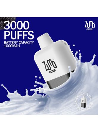 ZUMO 3000 Puffs Disposable Device BLACK ICE