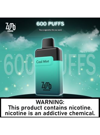 zumo 600 Puffs Disposable Device cool mint gradient