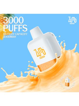 ZUMO 3000 Puffs Disposable Device PINEAPPLE ICE